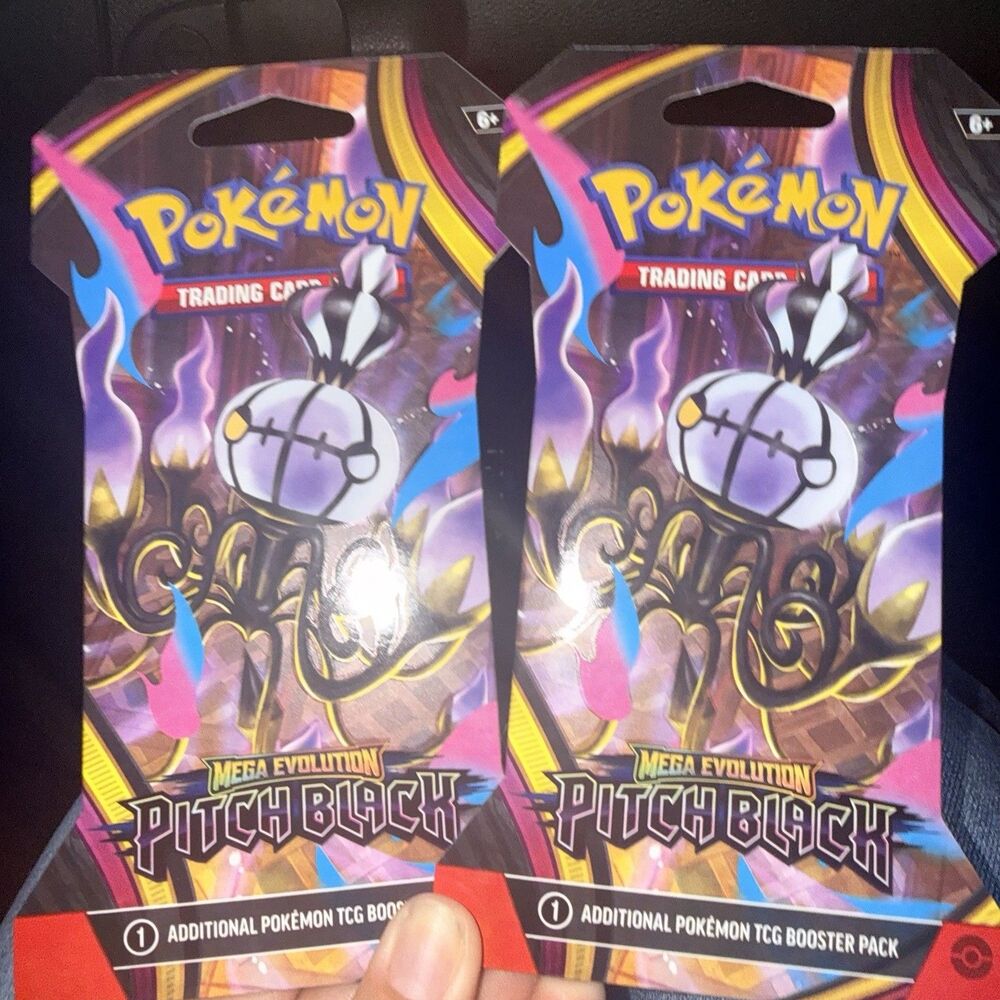 Pokemon Mega Evolution Pitch Black Booster Pack (New Sealed) In Hand